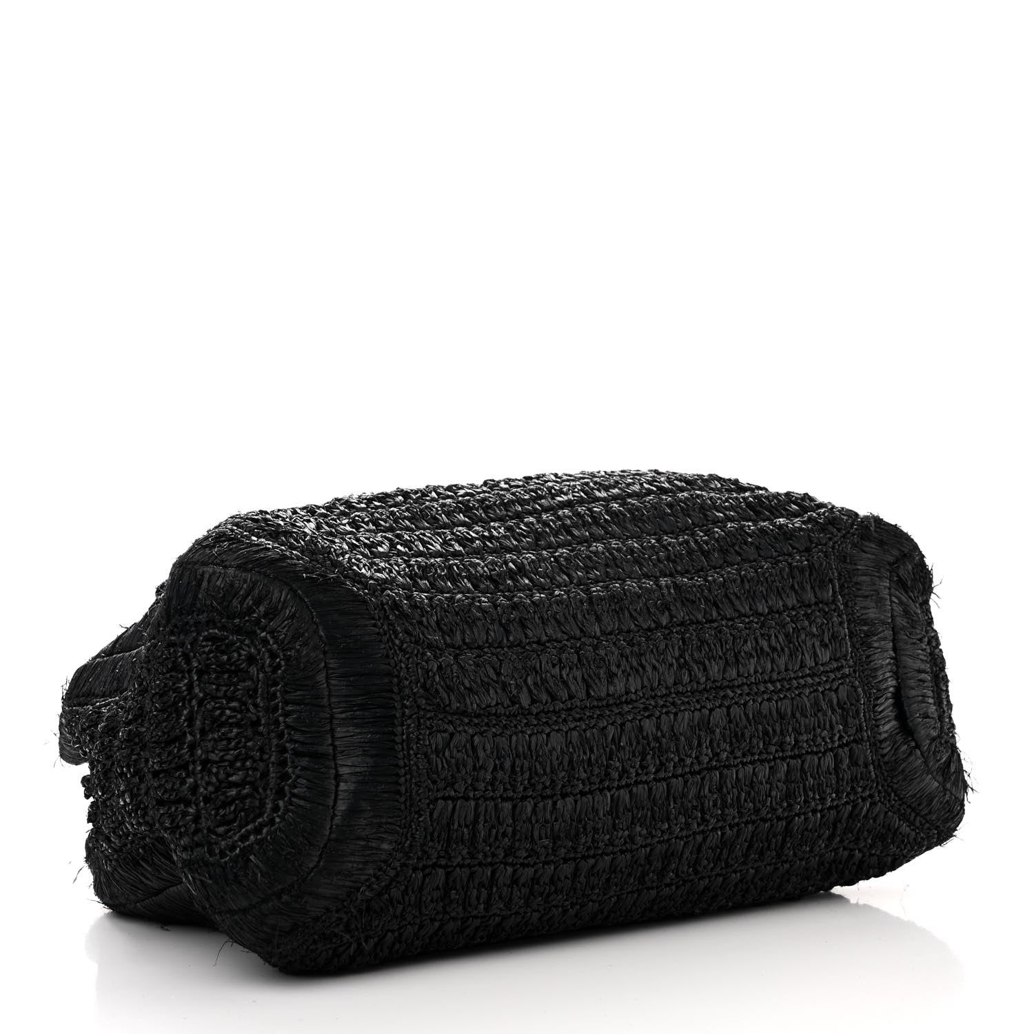 Valentino Garavani Raffia Supervee In It Tote Black 4 of 12