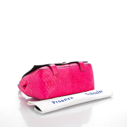 Proenza Schouler Python PS Courier Bag Hot Pink 4 of 8