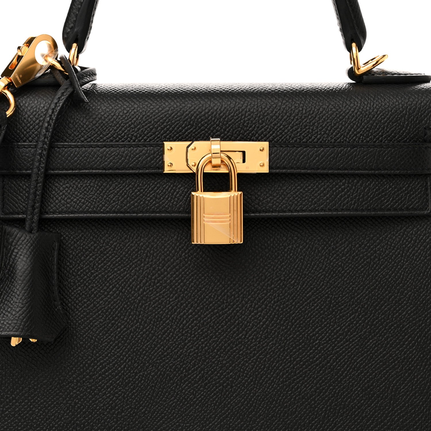 Hermes Epsom Kelly Sellier 25 Black 7 of 10