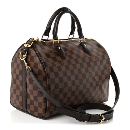 Louis Vuitton Damier Ebene Speedy Bandouliere 30 3 of 10