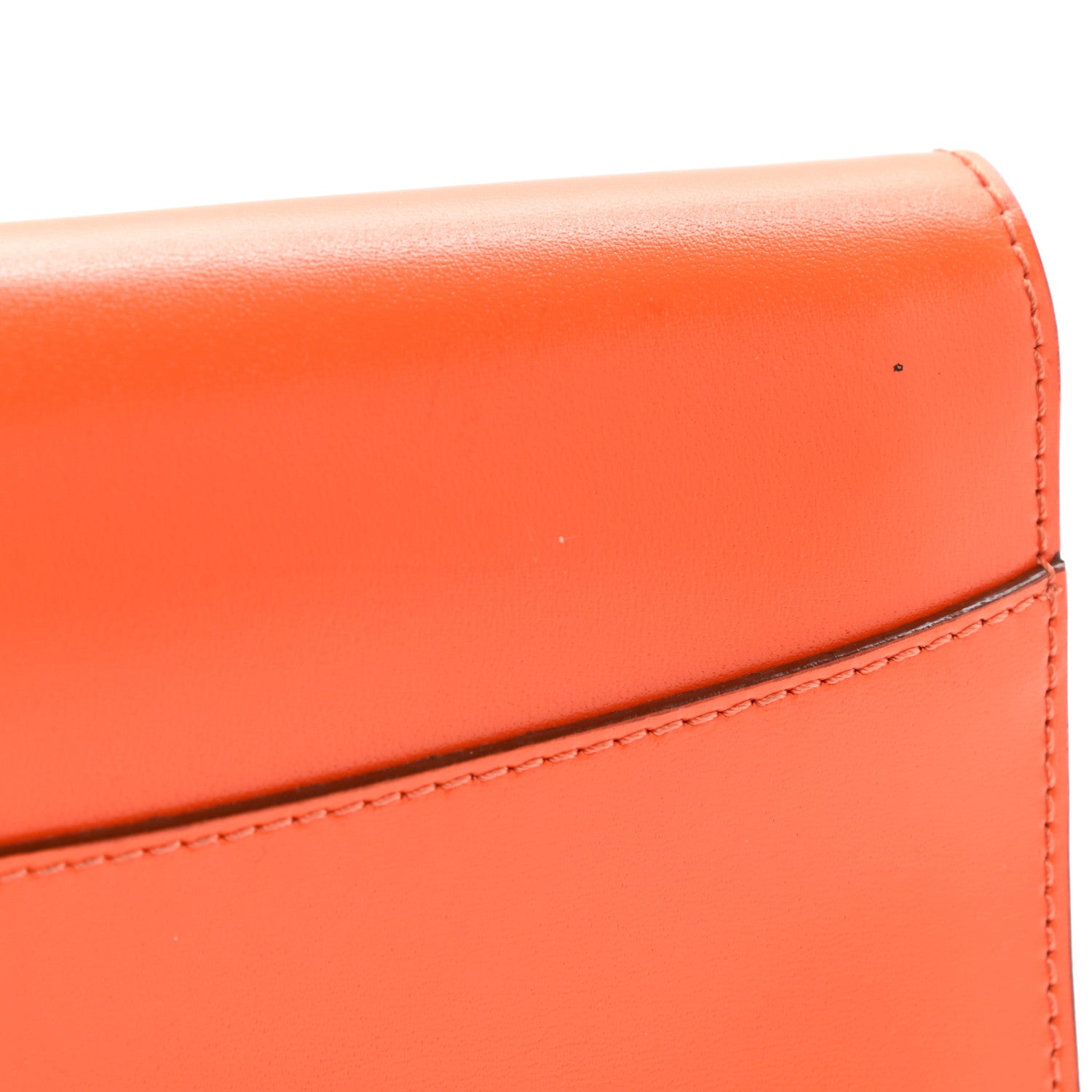 Givenchy Calfskin Antigona Evening Clutch Orange 8 of 10