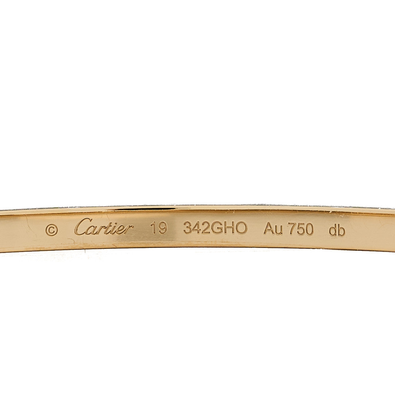 Cartier 18K Yellow Gold Small LOVE Bracelet 19 3 of 6