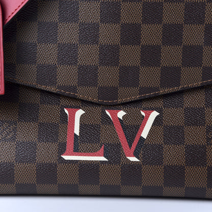 Louis Vuitton Damier Ebene Beaubourg MM Scarlet 11 of 11
