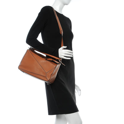 Loewe Calfskin Puzzle Bag Tan 2 of 7