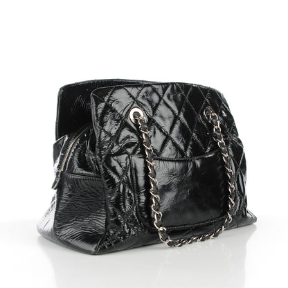 Chanel Patent Petit Timeless Shopping Tote PTT Black 3 of 8
