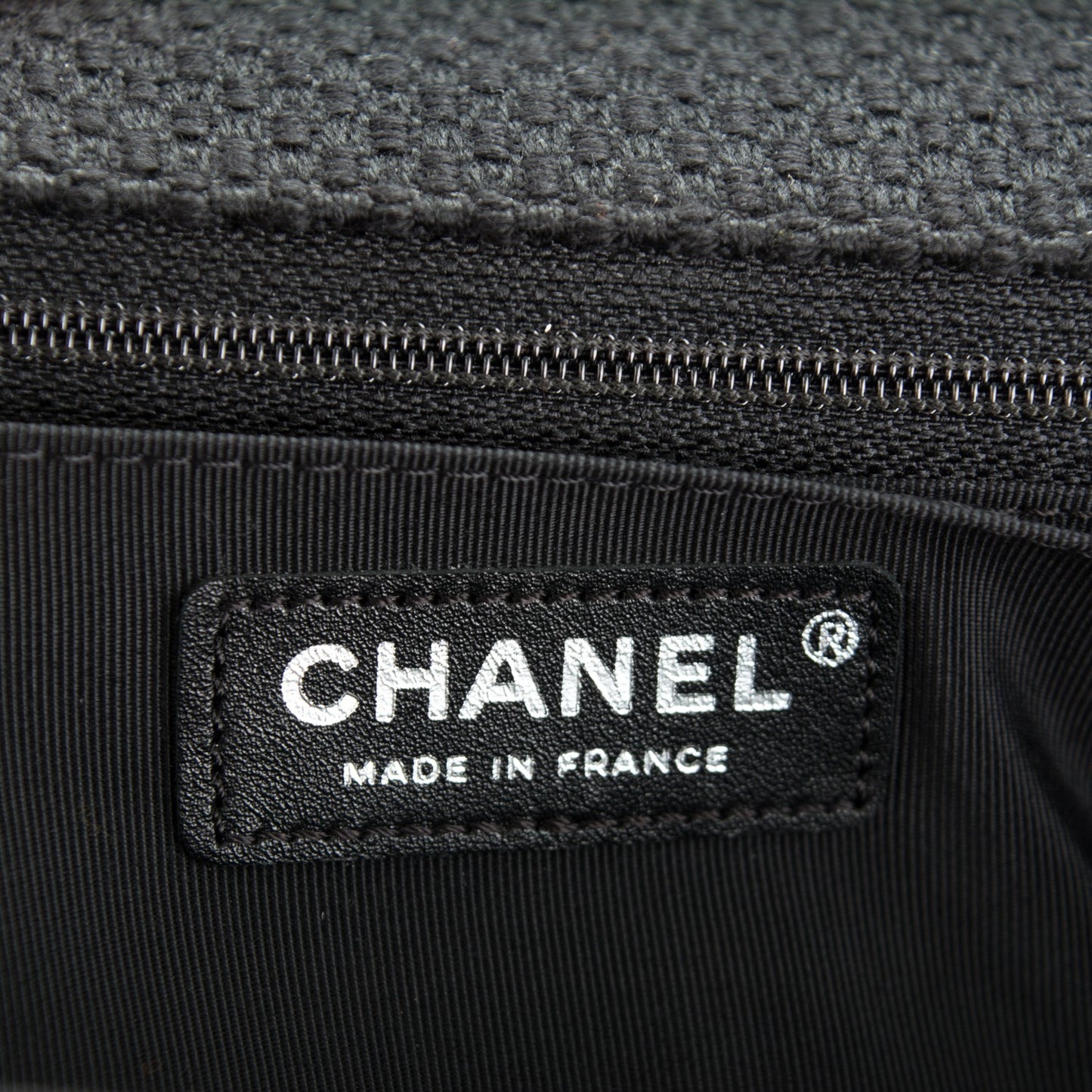 Tweed Strass Jumbo Pudong Flap Black