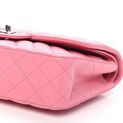 Chanel Lambskin Quilted Medium Double Flap Pink 8 of 8