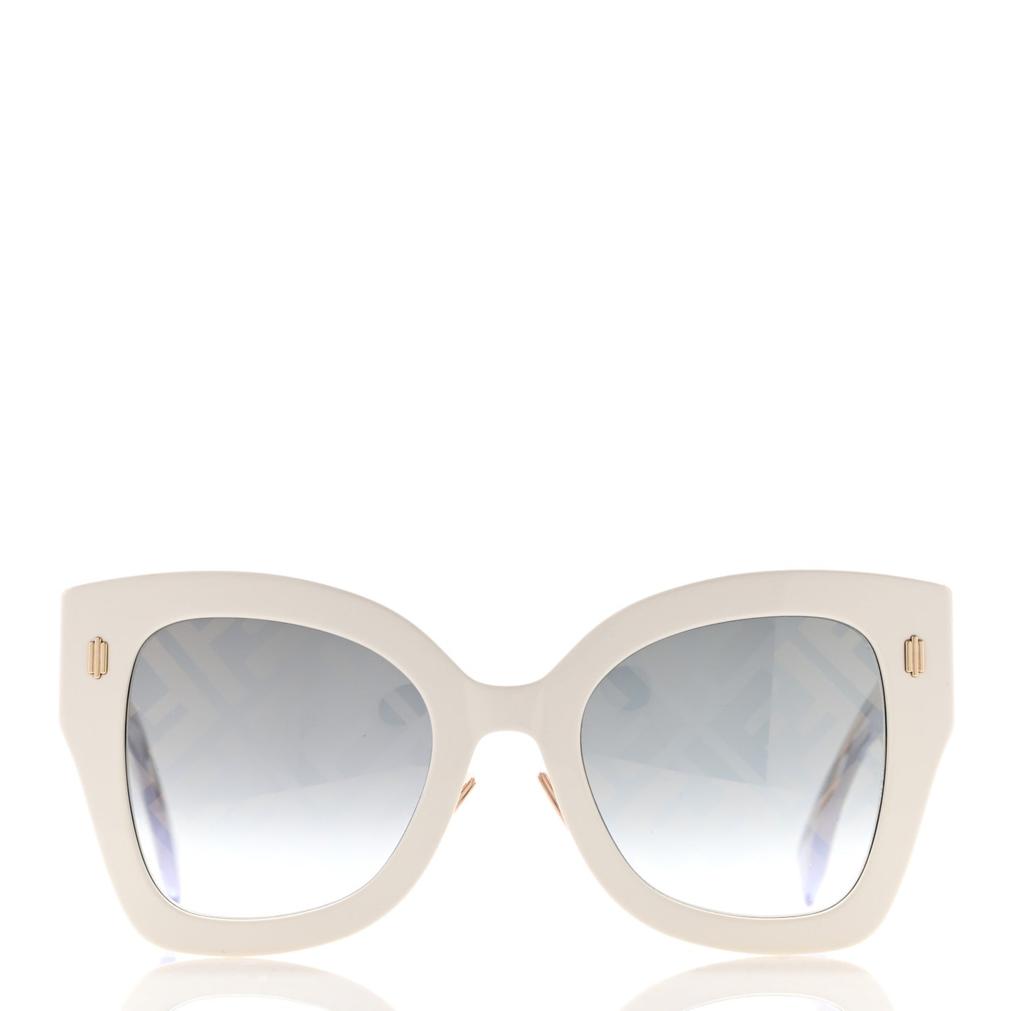 Acetate FF Sunglasses FF 0434/G/S White Gold