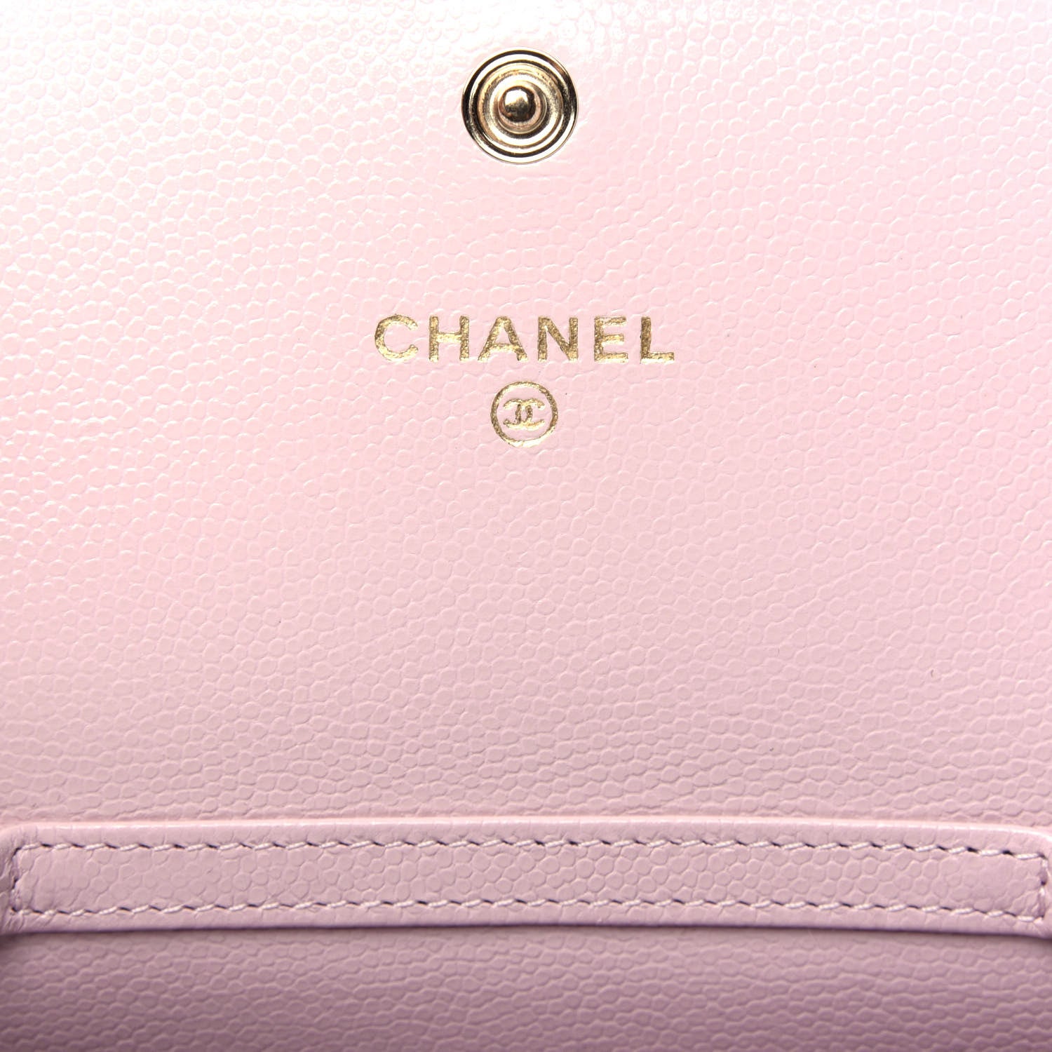 Chanel Caviar Quilted Coco Candy Card Holder On Chain Light Pink 6 of 12