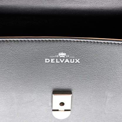Delvaux Calfskin GM Tempete Satchel Black 6 of 9