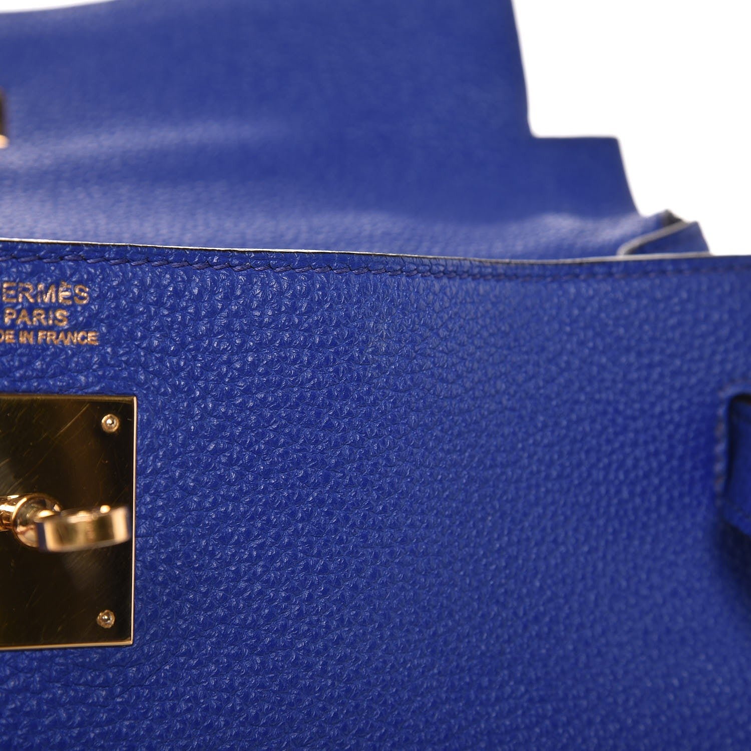 Hermes Togo Kelly Retourne 32 Bleu Electrique 33 of 49