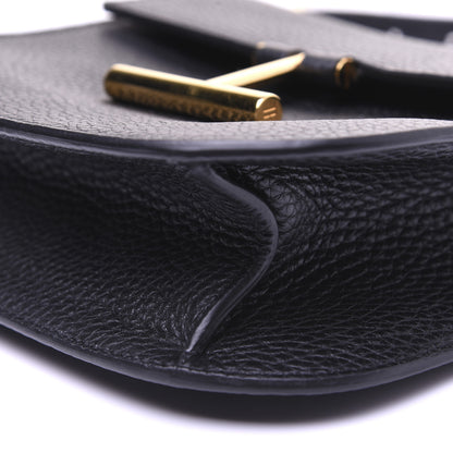 Tom Ford Grained Calfskin Small T Clasp Tara Crossbody Bag Black 7 of 13