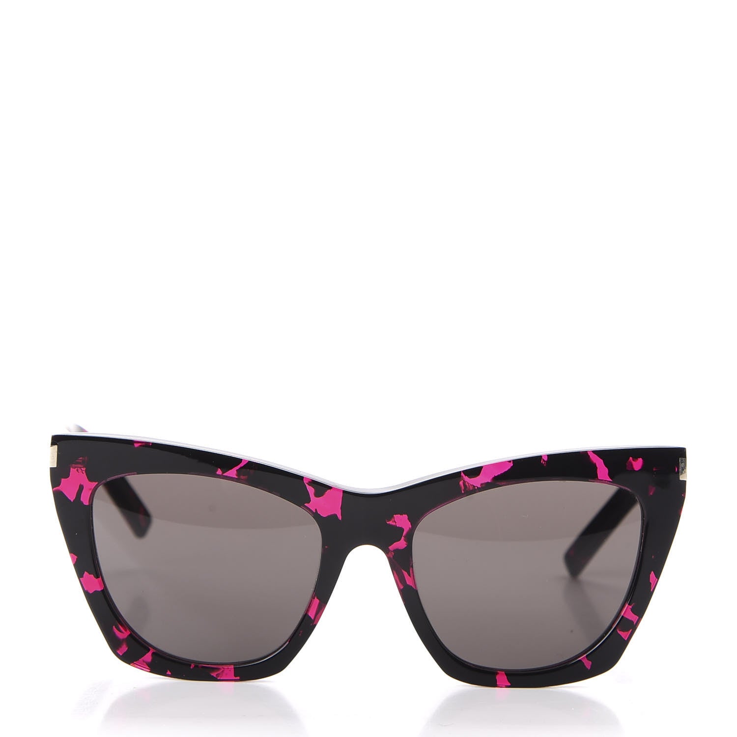 Saint Laurent New Wave SL214 Kate Cat Eye Sunglasses Pink Black 2 of 7