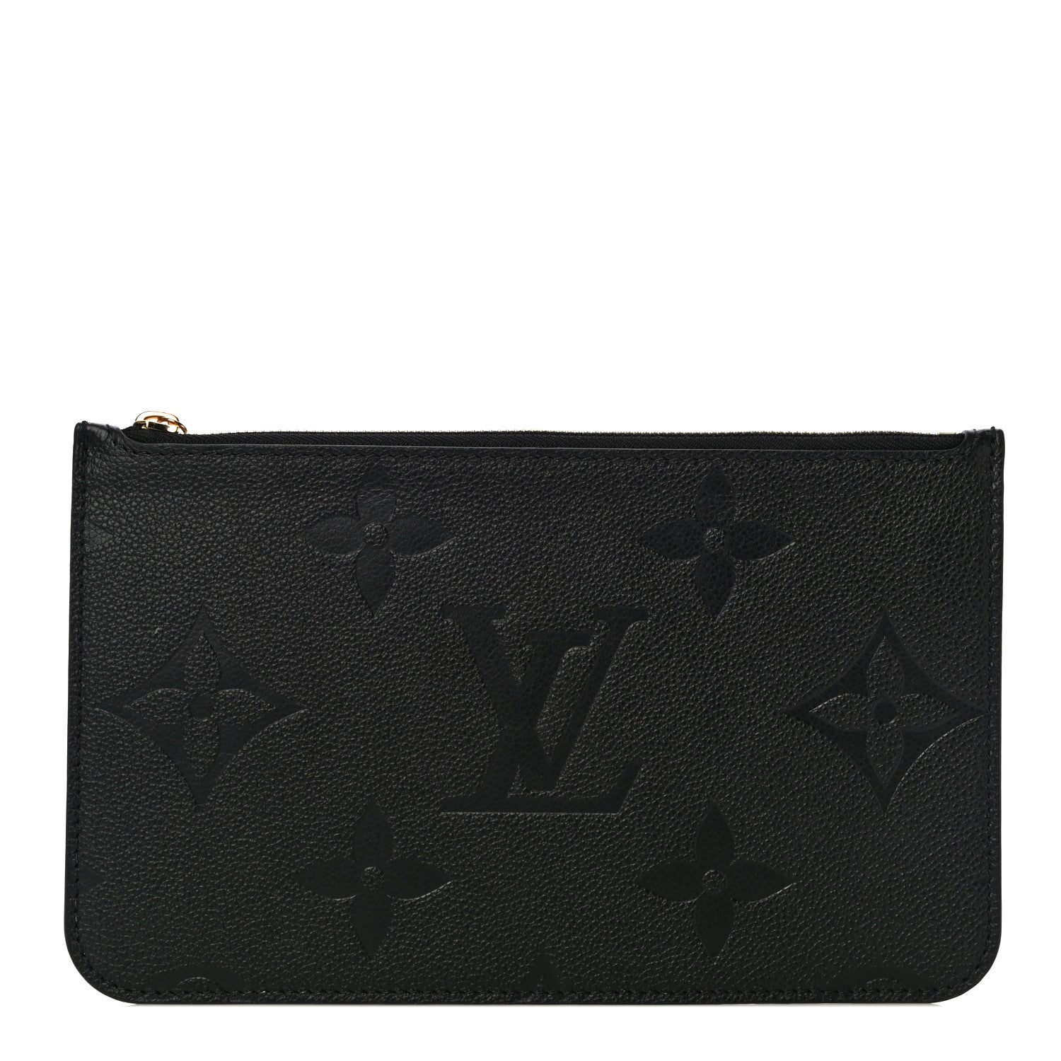 Louis Vuitton Empreinte Monogram Giant Neverfull MM Pochette Black 1 of 10