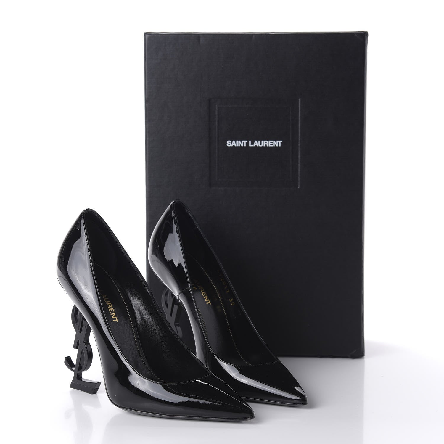 Saint Laurent Metallic Lambskin Opyum 110 Sandals 35 Oro 9 of 10