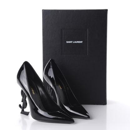 Saint Laurent Metallic Lambskin Opyum 110 Sandals 35 Oro 9 of 10