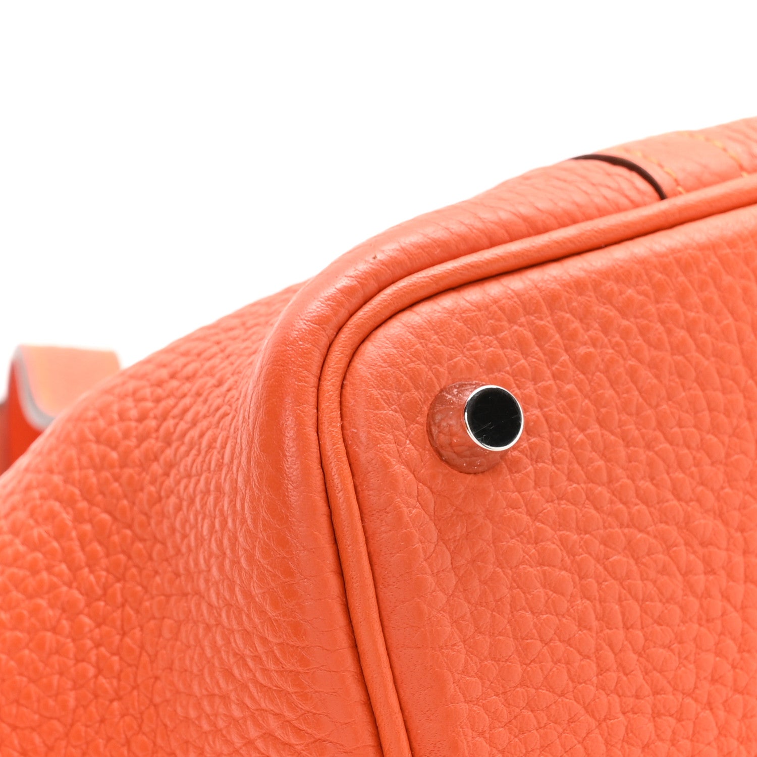 Hermes Taurillon Clemence Picotin Lock 18 PM Orange Poppy 1859538