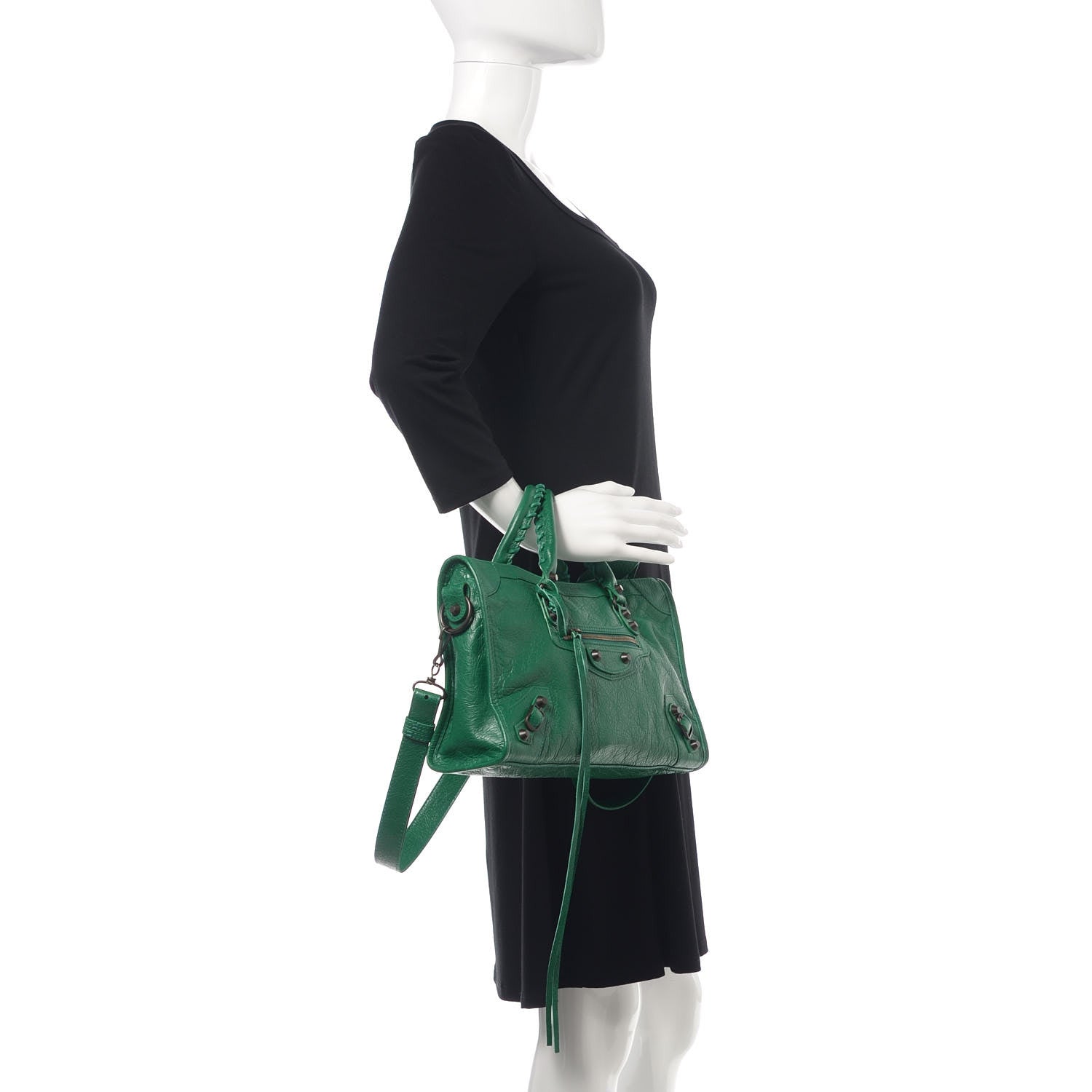 Balenciaga Agneau Classic Hardware S City Vert Perroquet 3 of 10