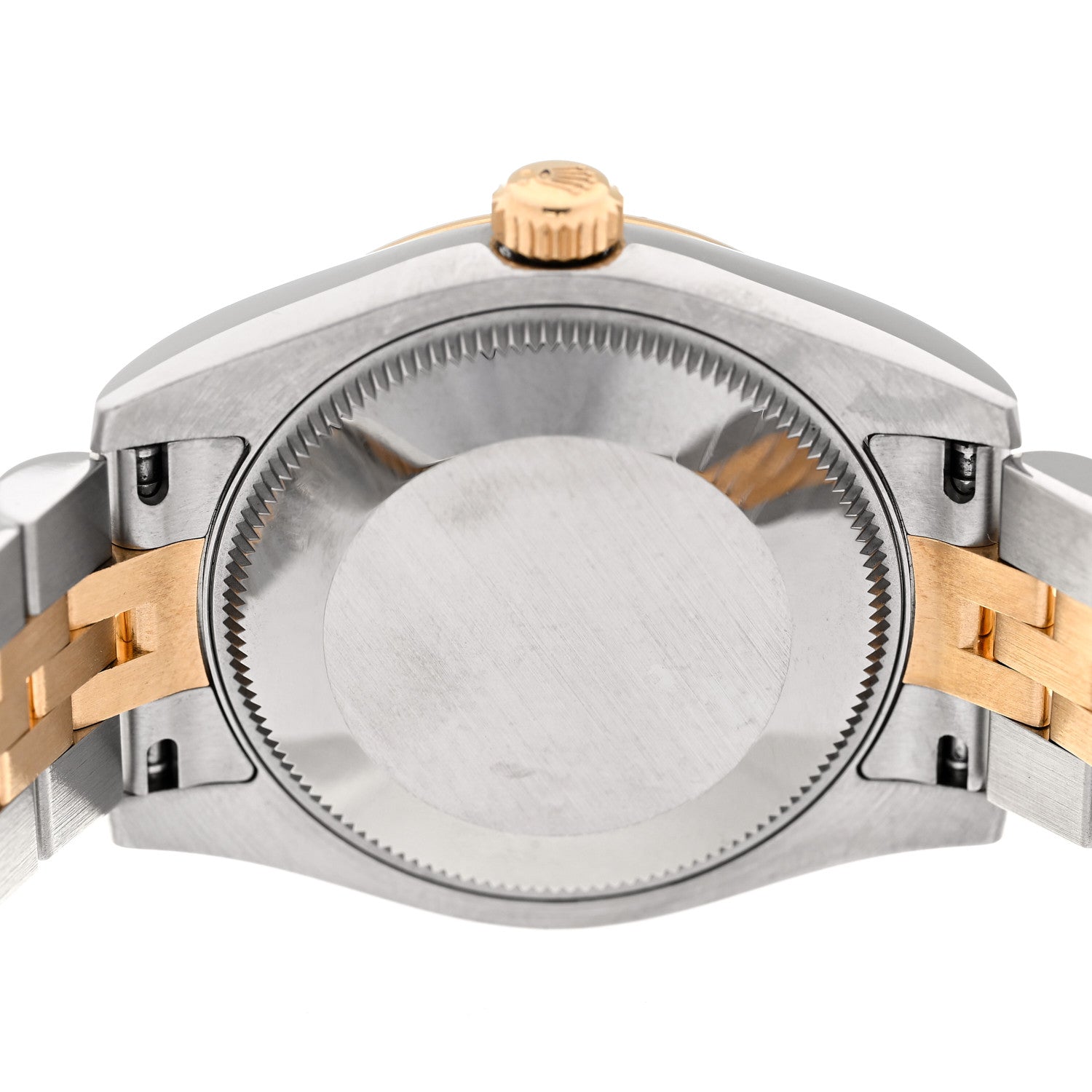 Rolex Stainless Steel 18K Yellow Gold Diamond Mother of Pearl 31mm Oyster Perpetual Datejust Watch 178273 4 of 5