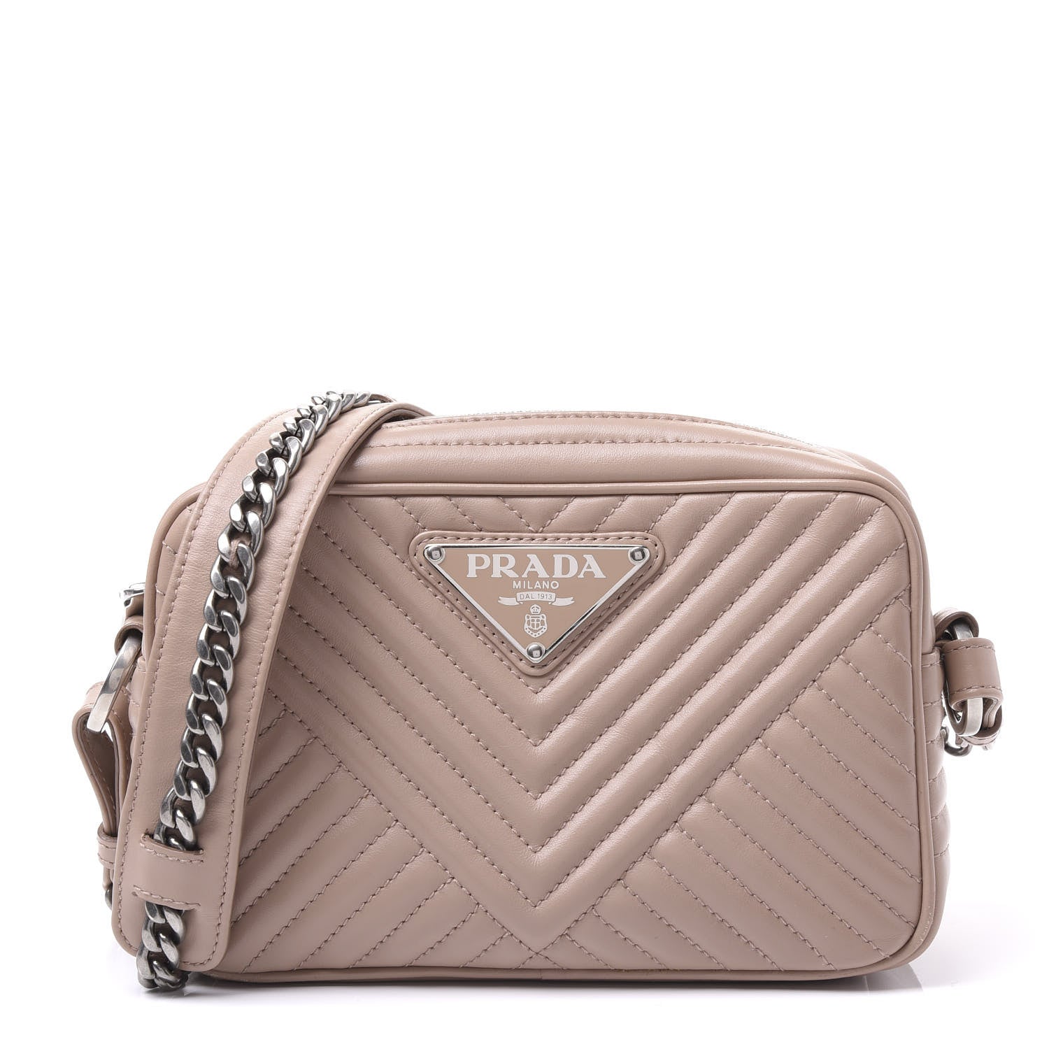 Prada Nappa Impunture Diagramme Crossbody Cipria 1 of 8