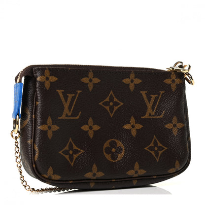 Louis Vuitton Monogram 2019 Christmas Animation Mini Venice Pochette Accessories Blue 2 of 5