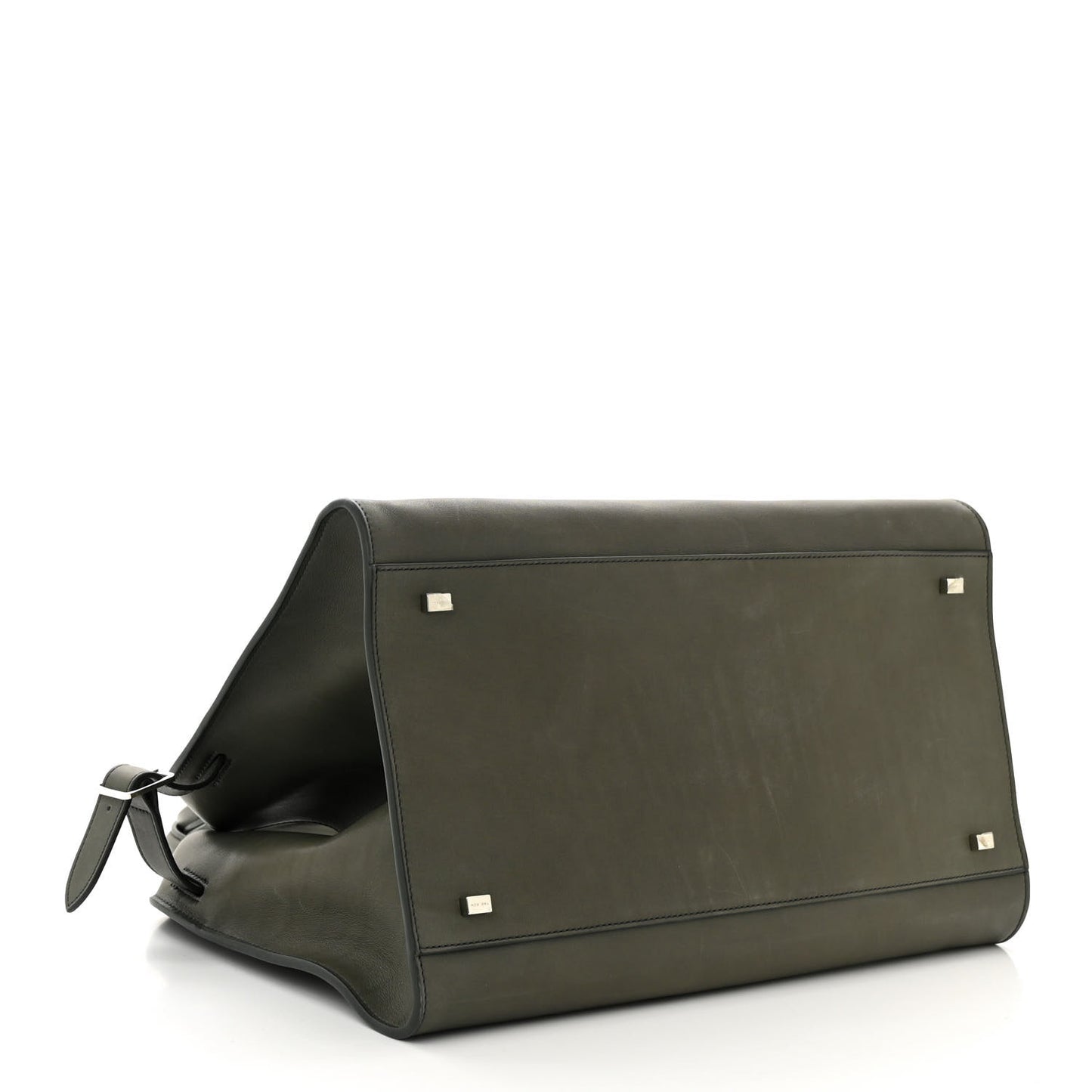 Polished Saddle Calfskin Soft Margaux 15 Koala Grey