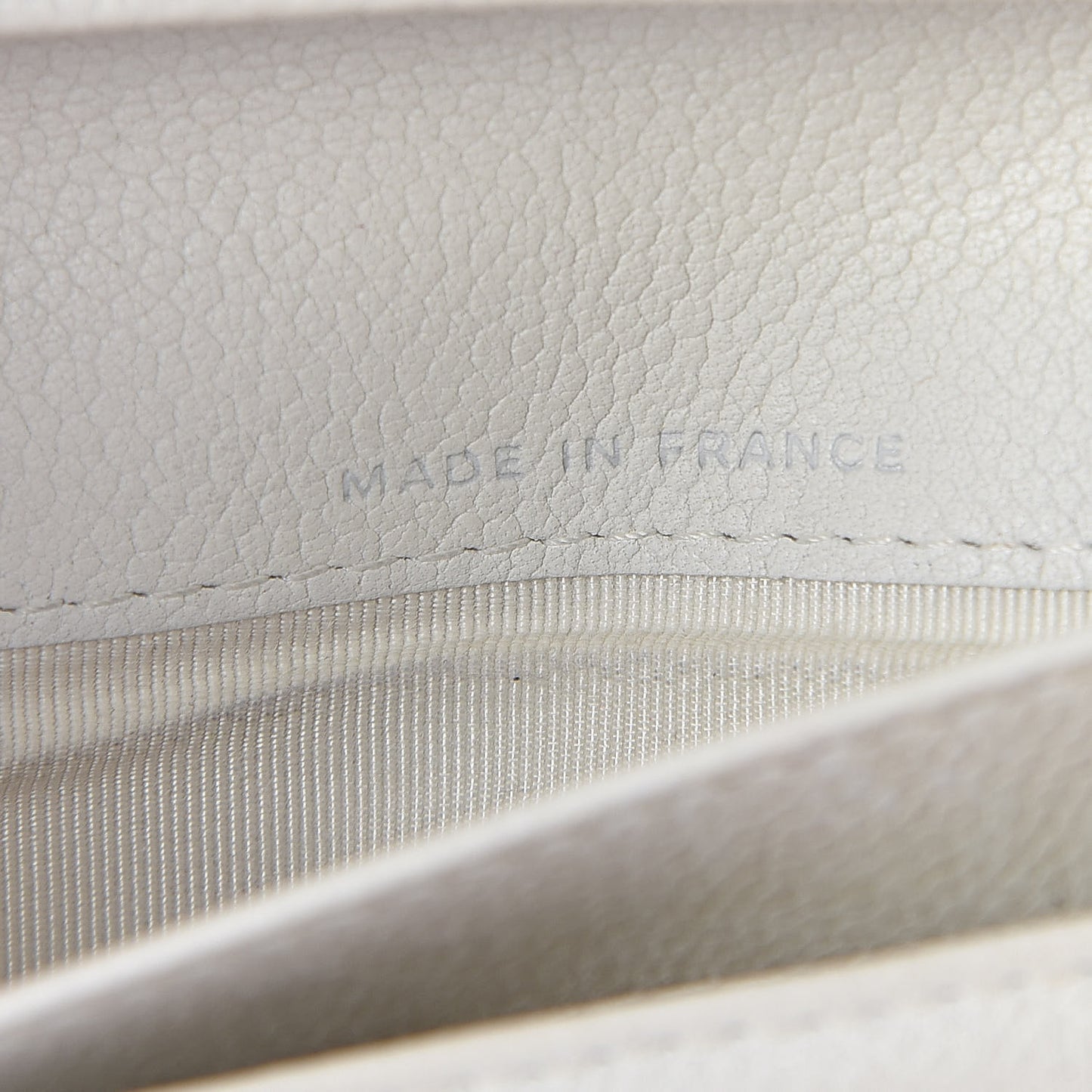 Caviar Quilted Large Flap Wallet White