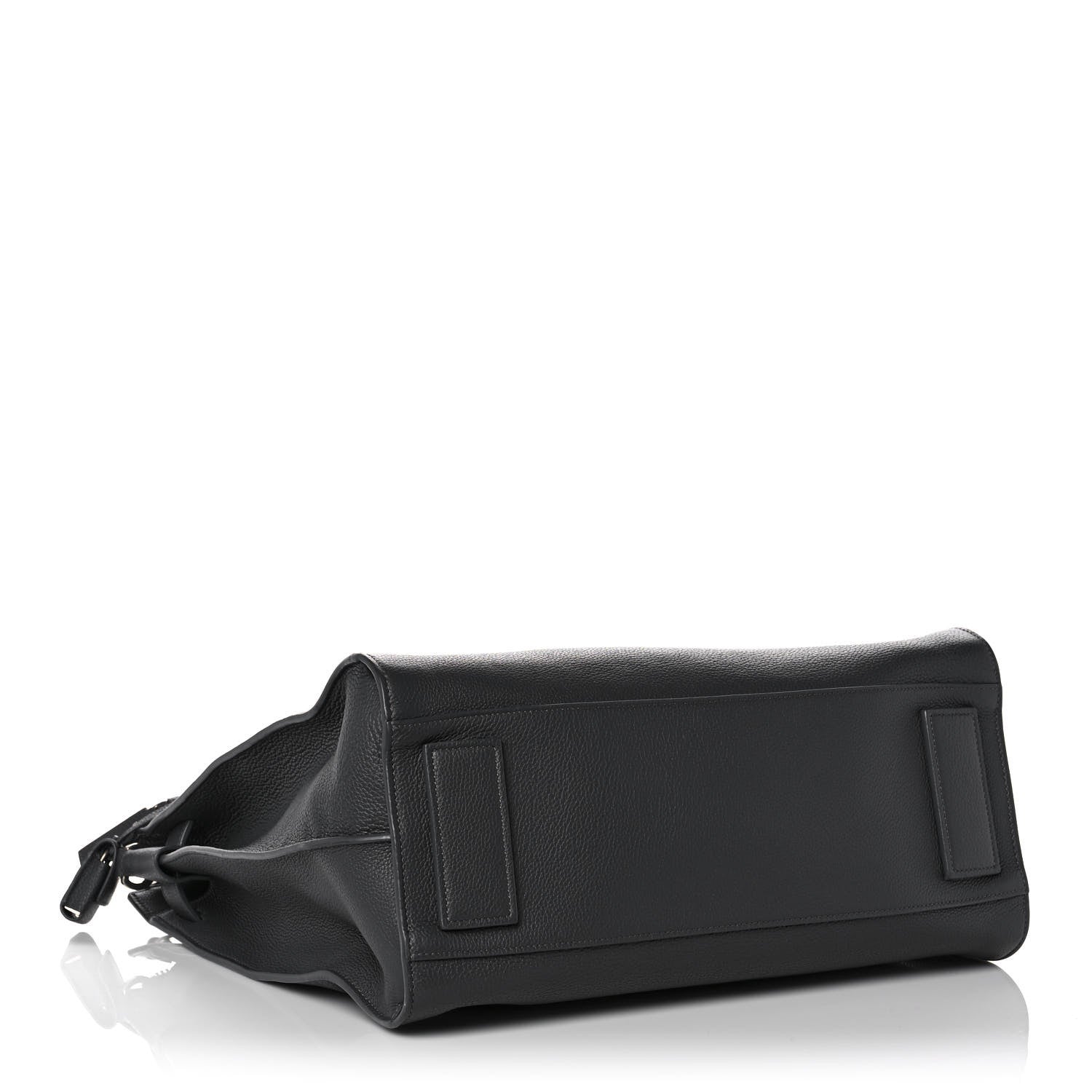 Saint Laurent Grained Calfskin Sac De Jour Souple North South Tote Grey 4 of 13