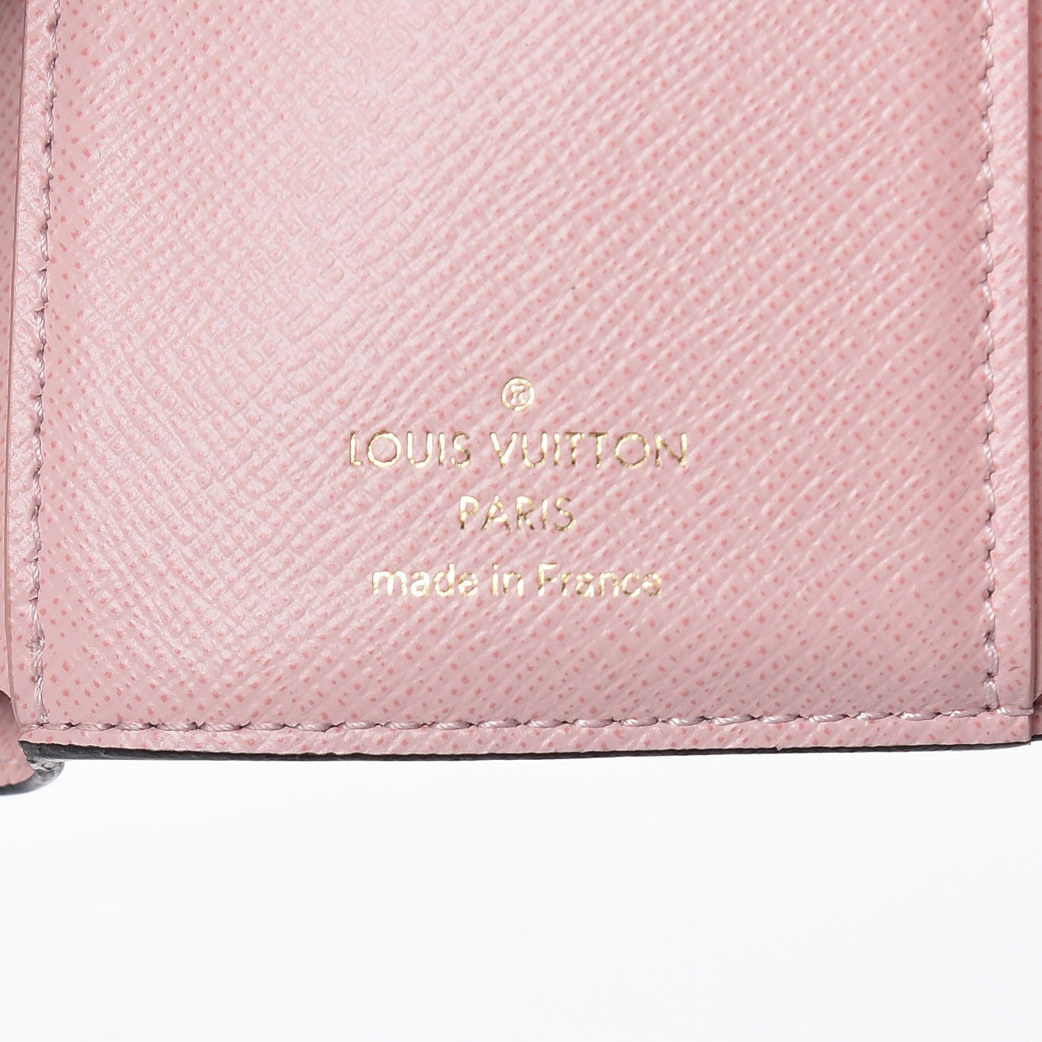 Louis Vuitton Damier Ebene Victorine Wallet Rose Ballerine 6 of 8