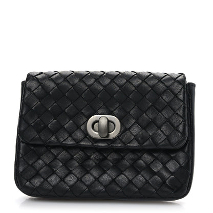 Bottega Veneta Nappa Intrecciato Small Pouch Black 1 of 6