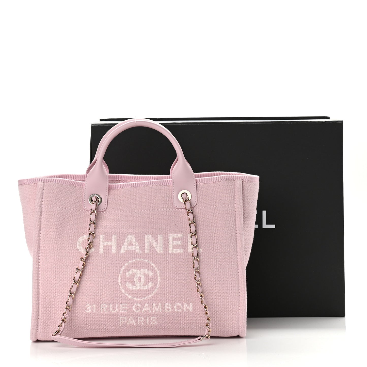 Mixed Fibers Small Deauville Tote Light Pink