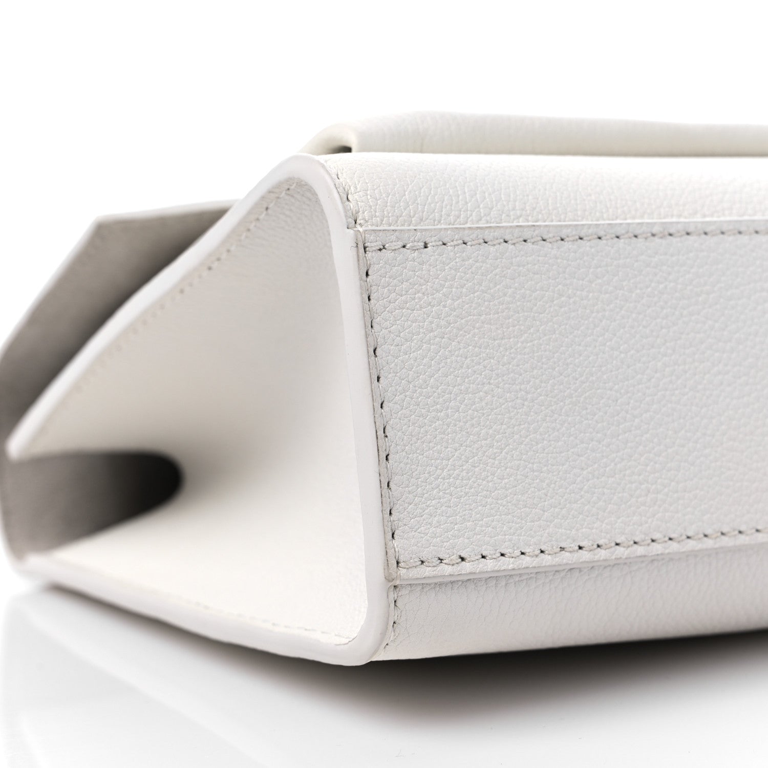 Louis Vuitton Soft Calfskin Mylockme Chain Bag BB White 7 of 8