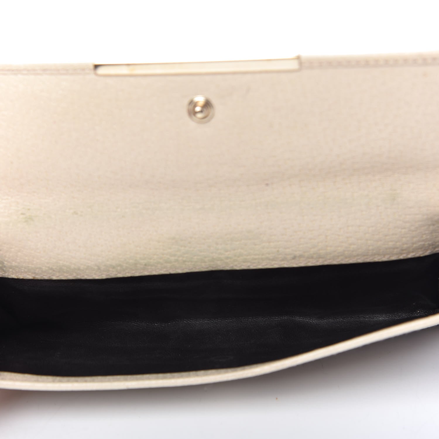 Gucci Monogram Metal Bar Continental Flap Wallet Off White 6 of 13