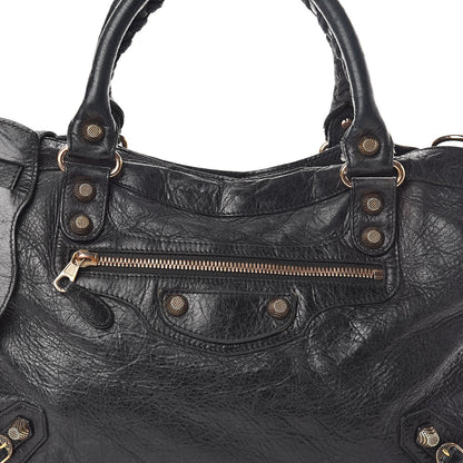 Balenciaga Agneau Giant 12 Rose Gold Hardware Town Black 10 of 12