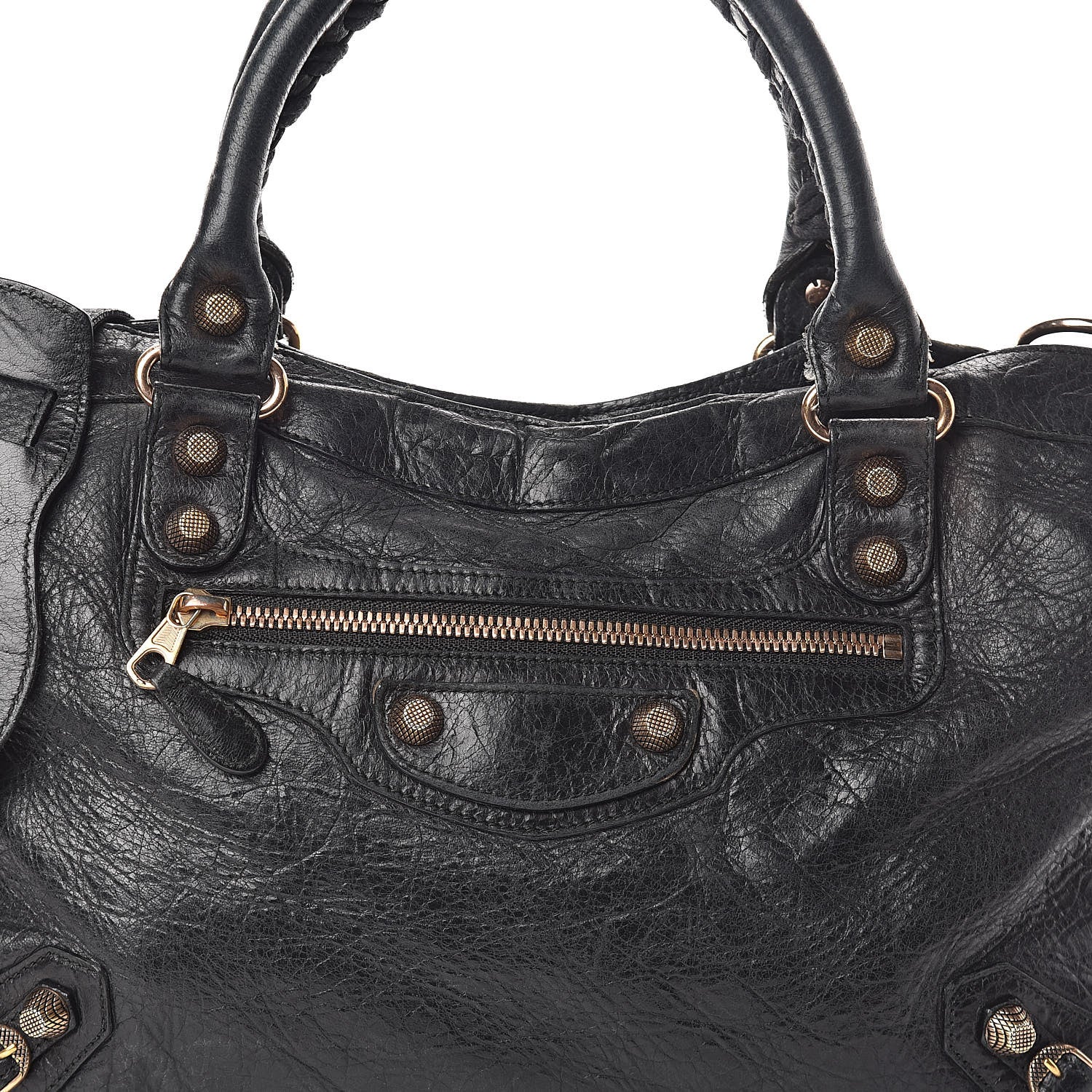 Balenciaga Agneau Giant 12 Rose Gold Hardware Town Black 10 of 12