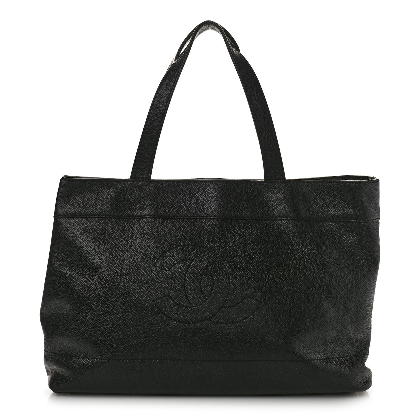 Caviar CC Timeless Shoulder Bag Black