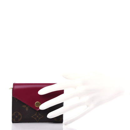 Louis Vuitton Monogram Zoe Wallet Fuchsia 2 of 7