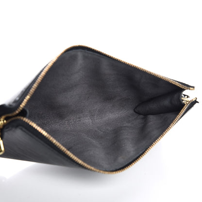 Louis Vuitton Epi Pochette Accessories 24 Black 5 of 9