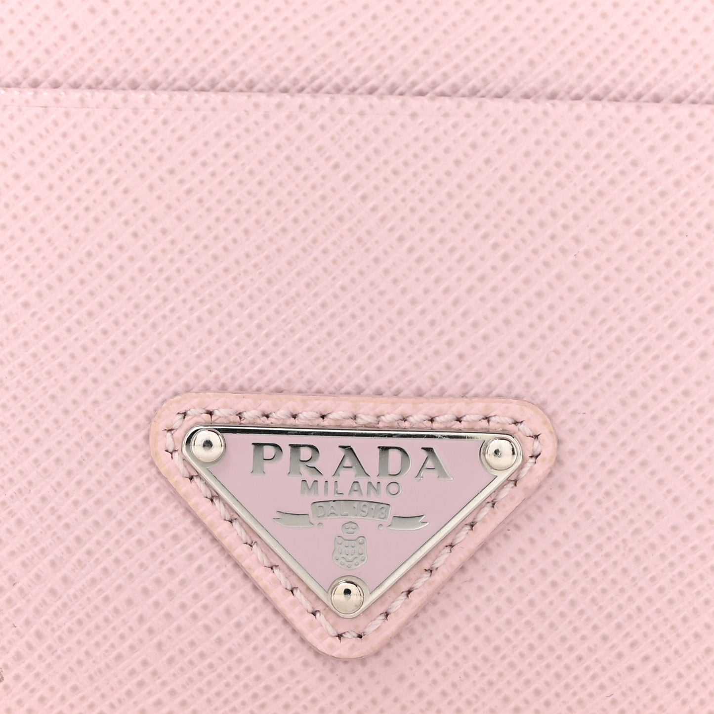 Saffiano Triangle Card Case Alabastro