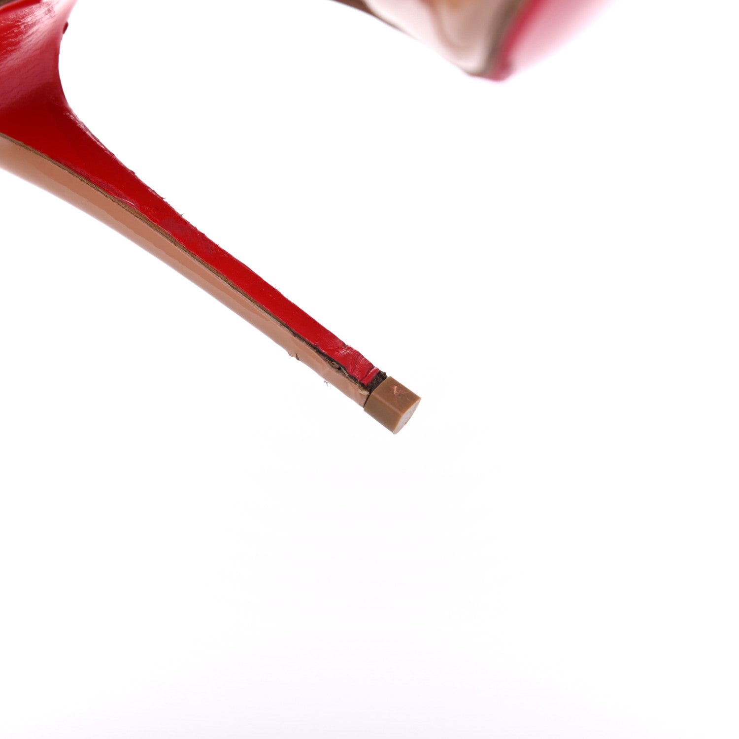 Christian Louboutin Patent Jumping Cross 85 Pumps 37 Nude 12 of 14