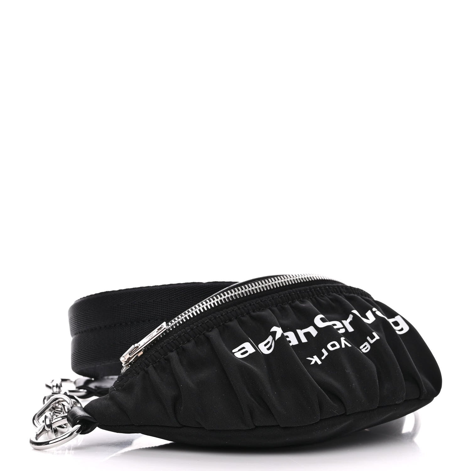 Alexander Wang Nylon Logo Printed Belt Bag Black 4 of 9