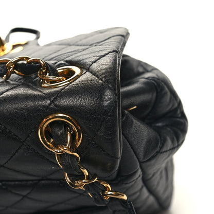 Chanel Lambskin Quilted Small Urban Spirit Backpack Black 11 of 11
