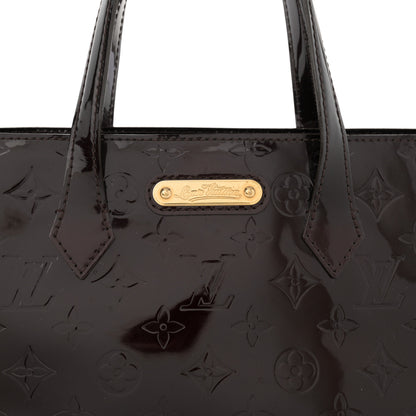 Louis Vuitton Vernis Wilshire PM Amarante 7 of 12