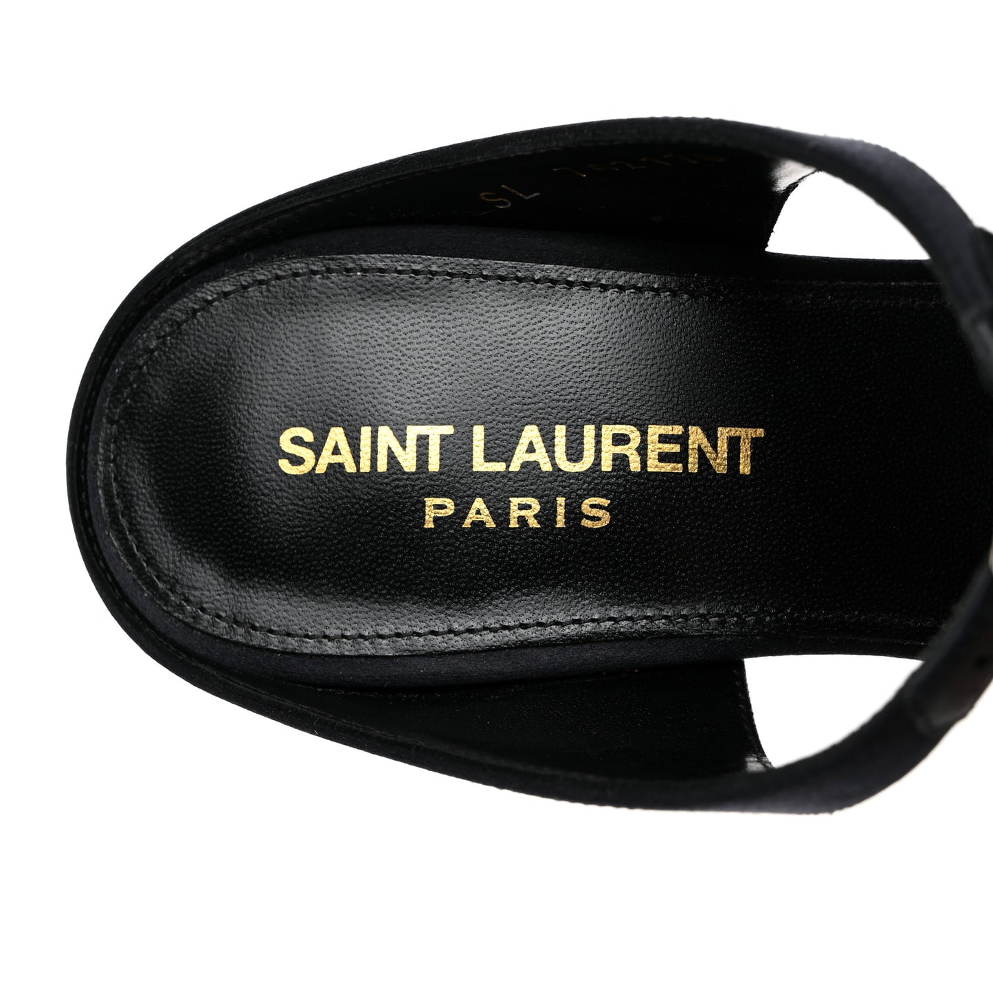 Crepe Satin Dive Mule Sandals 38 Patriot Navy