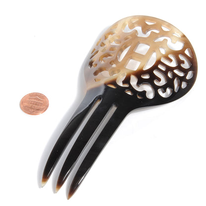 Hermes Buffalo Horn Hair Barrette 2 of 5