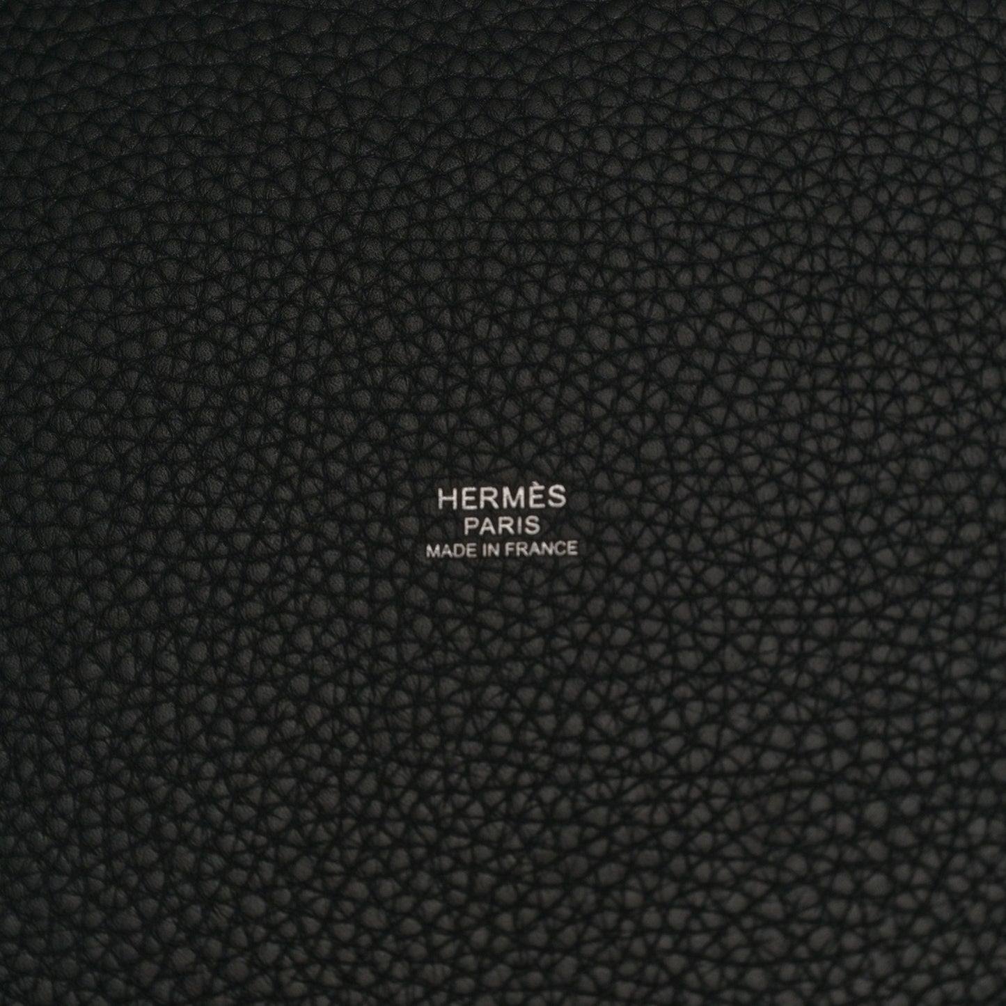 Taurillon Clemence Monochrome Picotin Lock 22 MM Black