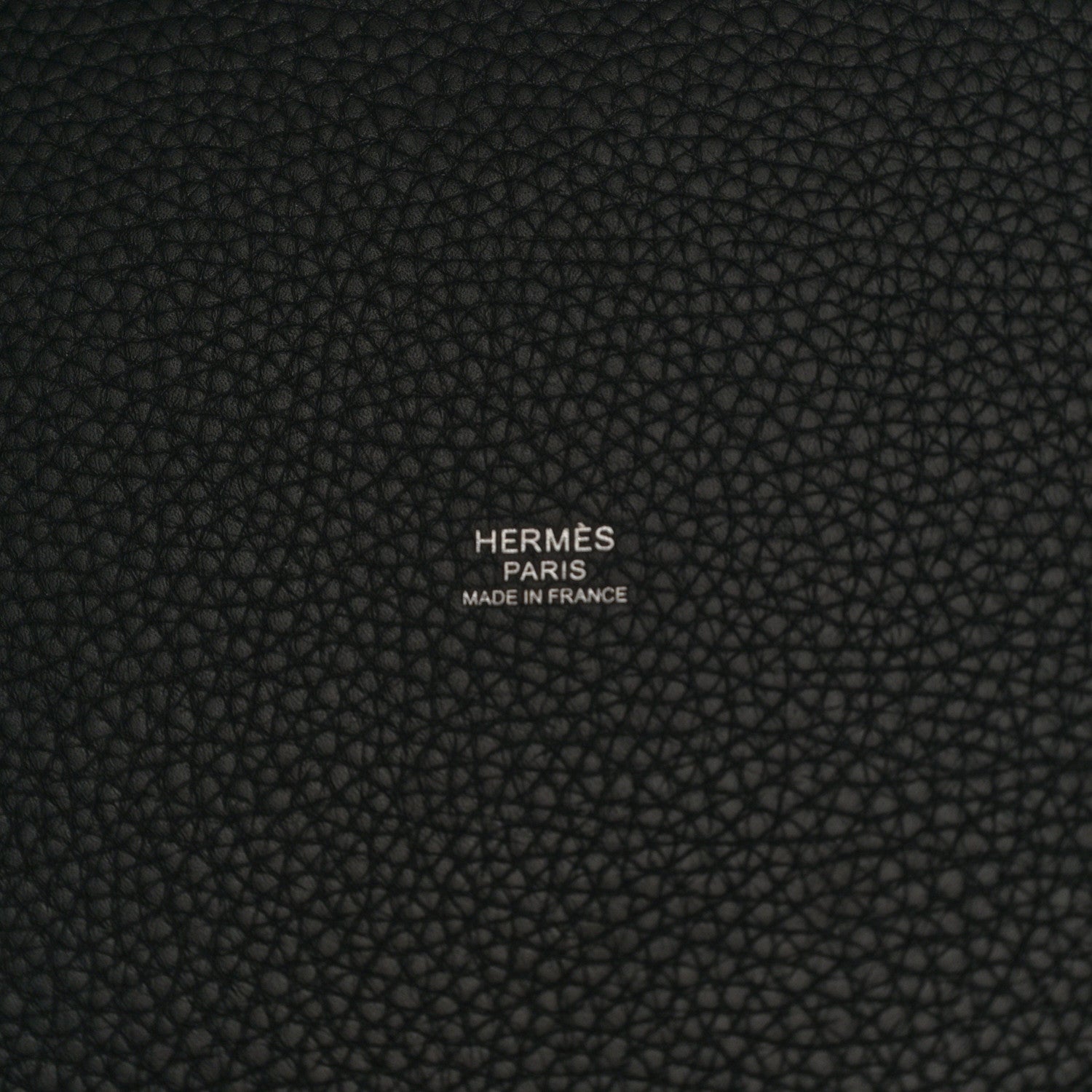 Hermes Taurillon Clemence Monochrome Picotin Lock 22 MM Black 6 of 11