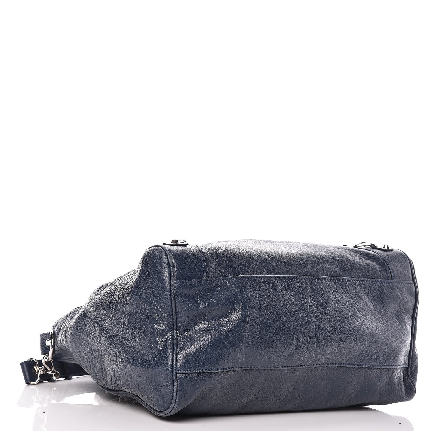 Balenciaga Agneau Classic Silver Hardware Velo Bleu Obscur 4 of 12