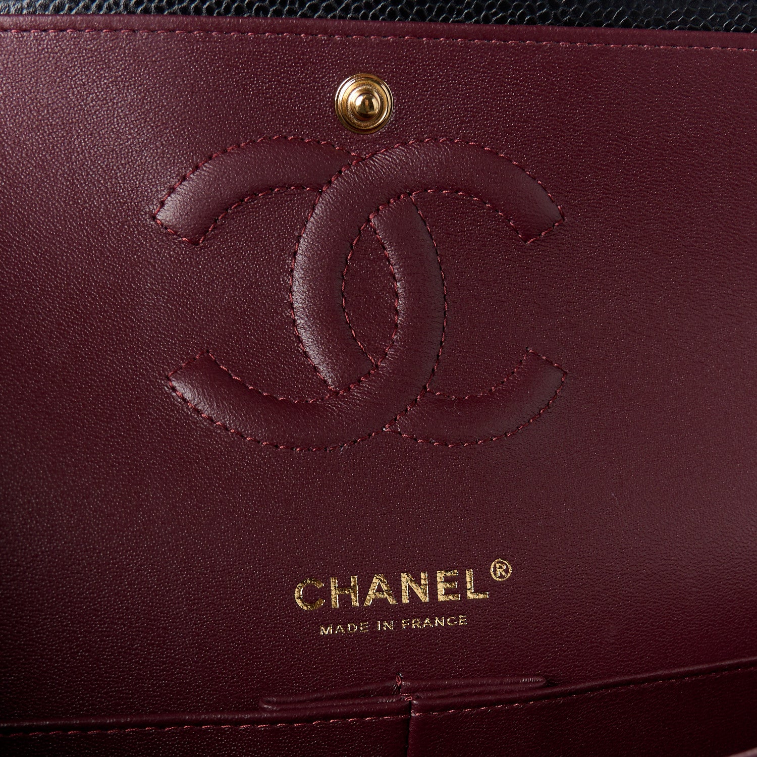 Chanel Caviar Quilted Medium Double Flap Black 6 of 11