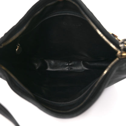 Chanel Calfskin CC Hobo Black 5 of 12